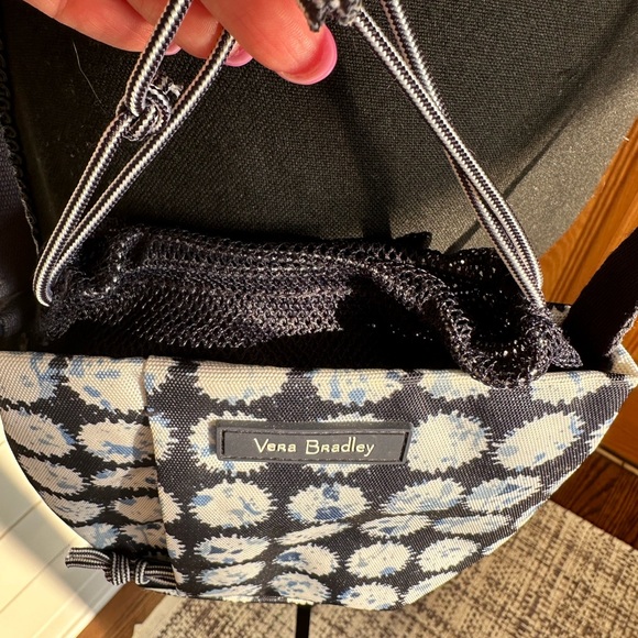 Vera Bradley Mini Drawstring Crossbody, Splash Dot, RFID Protection, Travel Bag - Picture 4 of 6